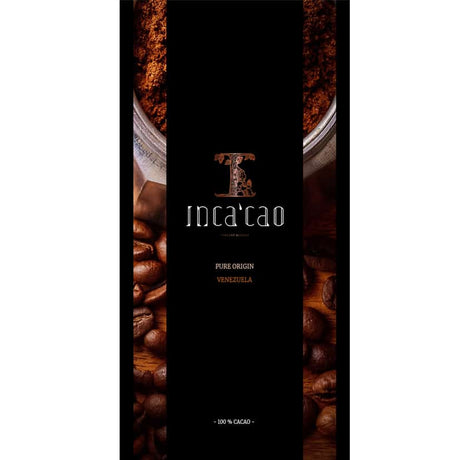 Inca'cao Dark Chocolate 100% Cocoa 'Vénézuéla' 45g