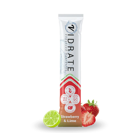 Vidrate Strawberry & Lime Hydration Powder With Electrolytes 1 Sachet