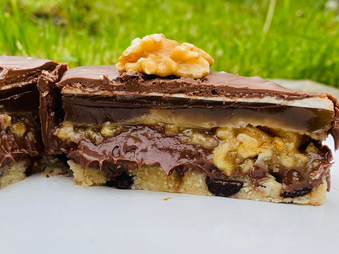 Chocolate Walnut Keto Cake