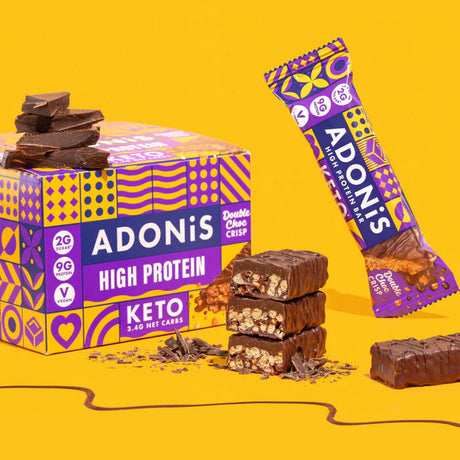 Adonis-Foods Double Choc Crisp Keto Bar 45g