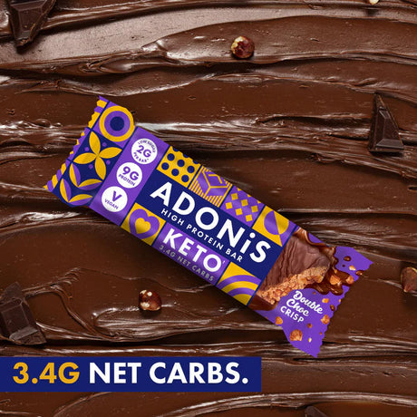 Adonis-Foods Double Choc Crisp Keto Bar 45g