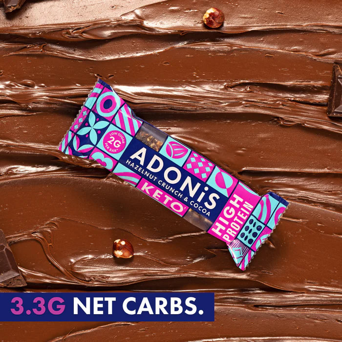 Adonis-Foods Hazelnut Crunch Keto Bar 45g