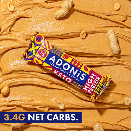 Adonis-Foods Peanut Butter & Cocoa Keto Bar 45g