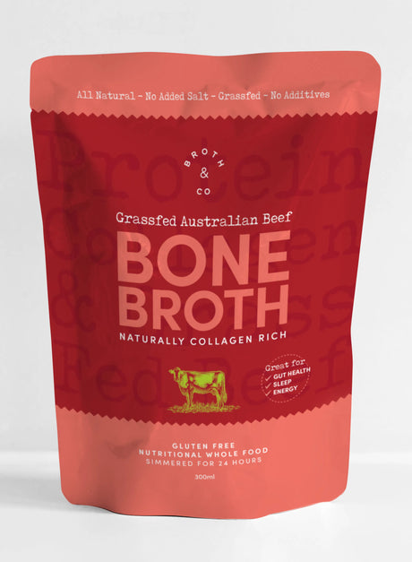 Australian Beef Bone Broth Liquid 300ml - Pasture Raised