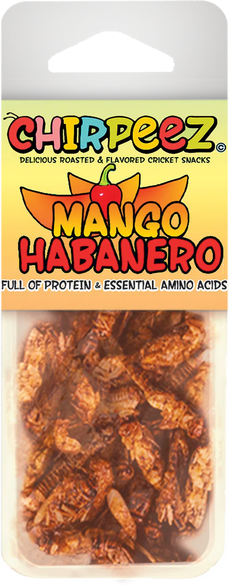 CHIRPEEZ FLAVORED CRICKET SNACKS - Mango Habanero