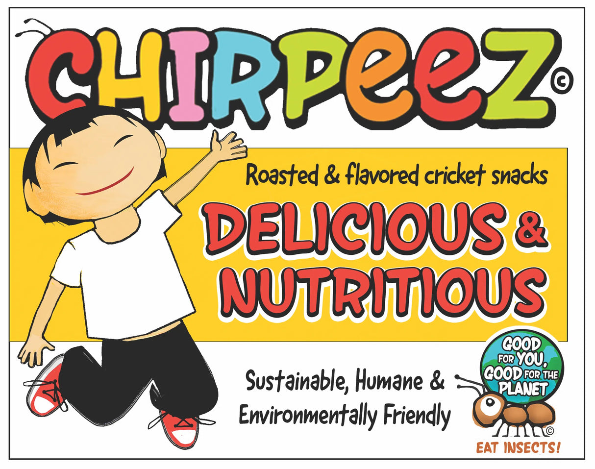 CHIRPEEZ FLAVORED CRICKET SNACKS - White Cheddar