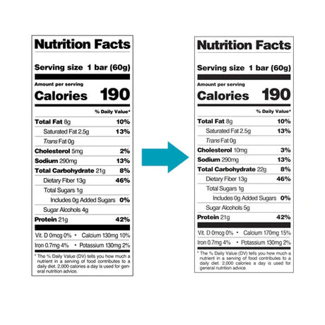 Cookies & Cream Protein Bar 60g