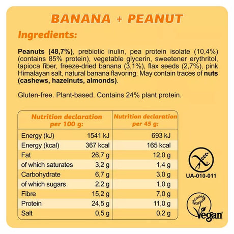 Fizi - KETO PROTEIN BAR "BANANA + PEANUT"