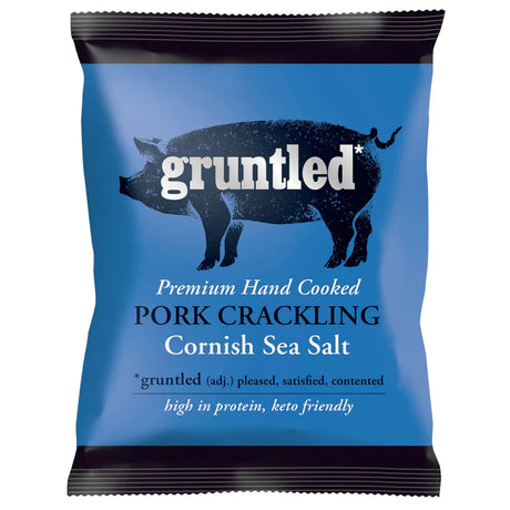 Gruntled Cornish Sea Salt Pork Crackling 35g