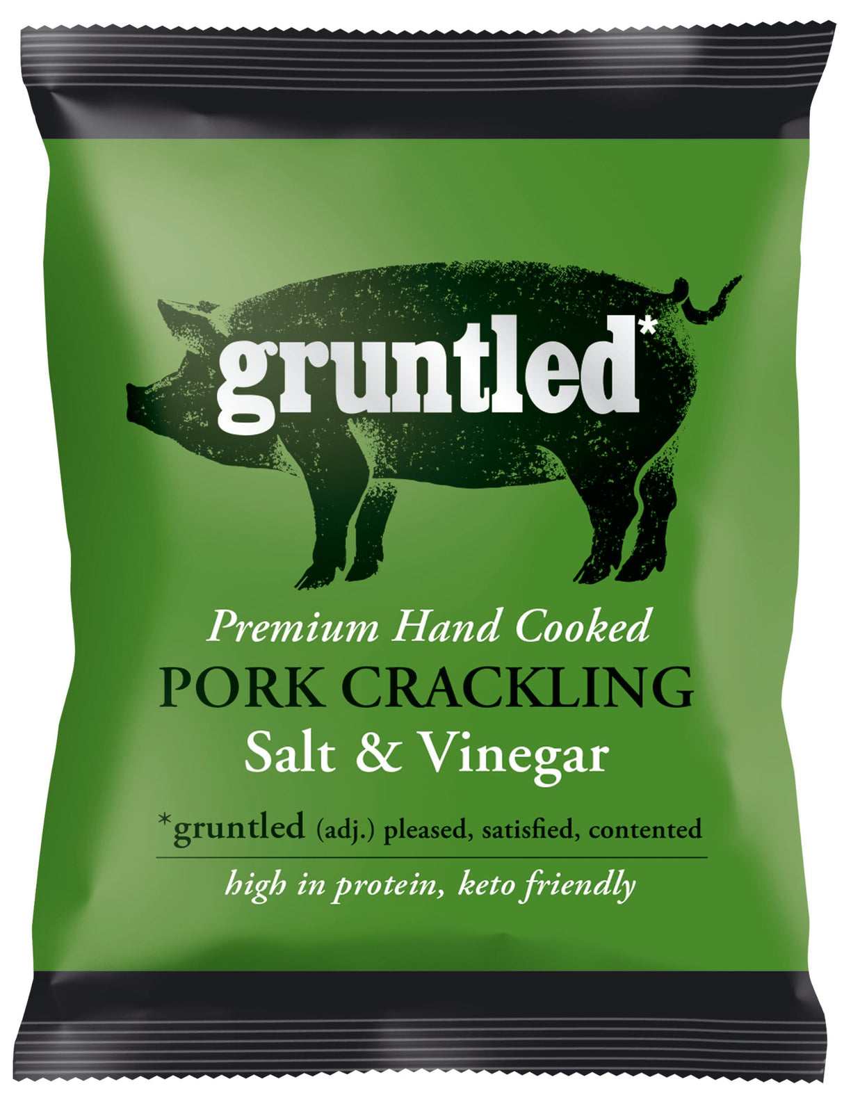 Gruntled Salt & Vinegar Pork Crackling 35g