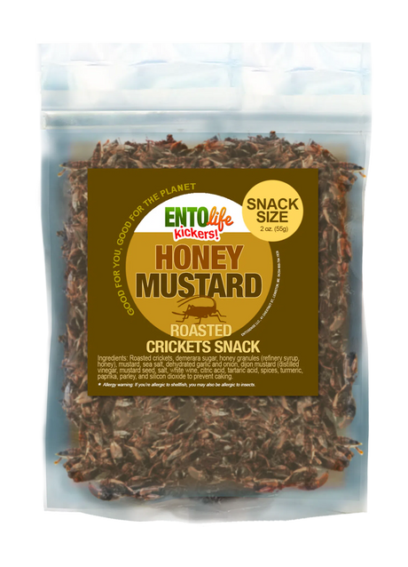 Honey Mustard Cricket Snack: 55 Gram Snack Size