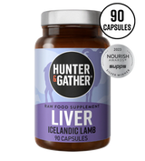 Hunter & Gather Liver Capsules - Grass Fed & Finished (90 Capsules)