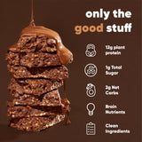 IQBAR Chocolate Sea Salt | Brain + Body Keto Protein Bar