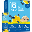 IQBAR Lemon Blueberry | Brain + Body Keto Protein Bars