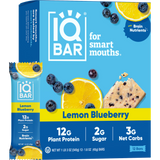 IQBAR Lemon Blueberry | Brain + Body Keto Protein Bars