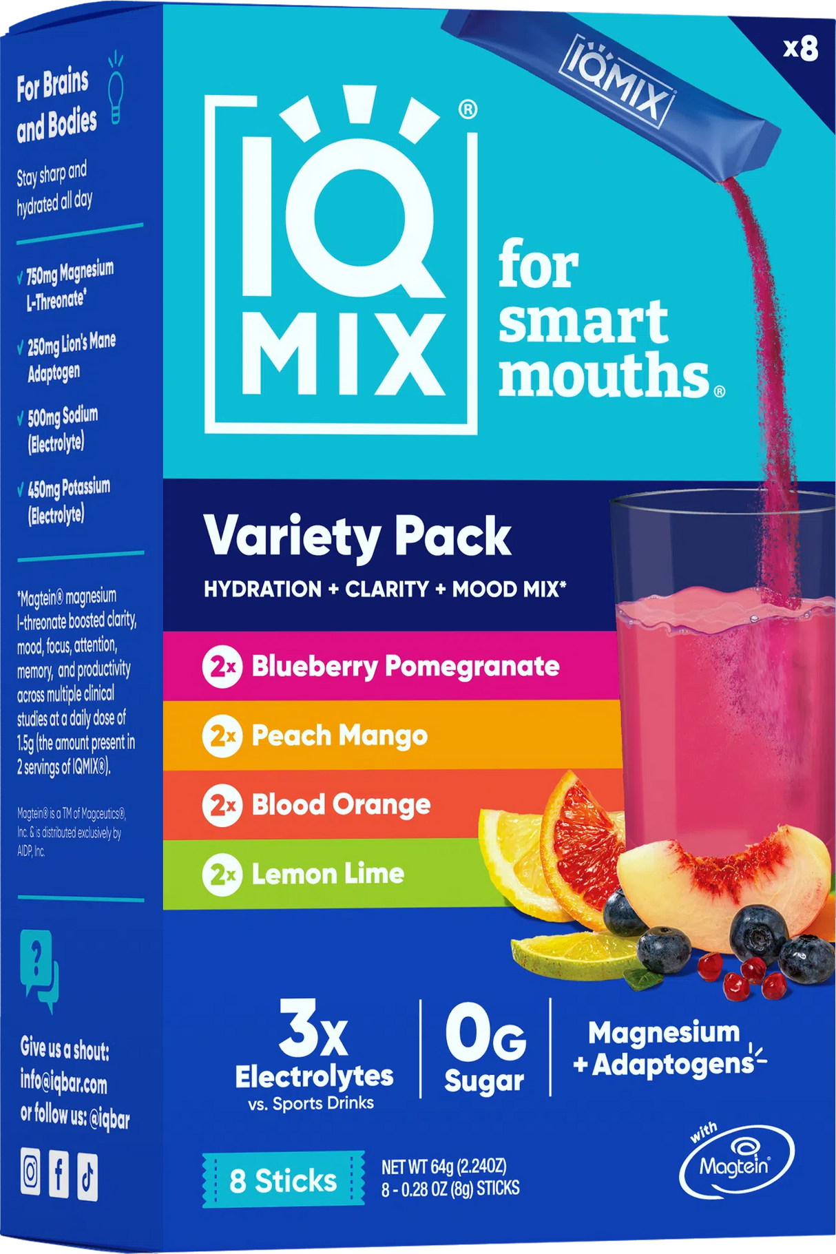 IQMIX Hydration | 8 Stick Variety Pack