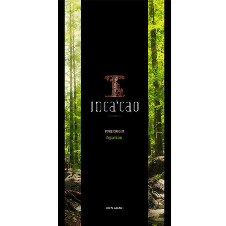 Inca'cao Dark Chocolate 100% Cocoa 'Equateur' 45g
