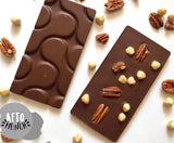 Keto Chocolate Bar - Hazelnuts and Pecans 90g (No Added Sugar)