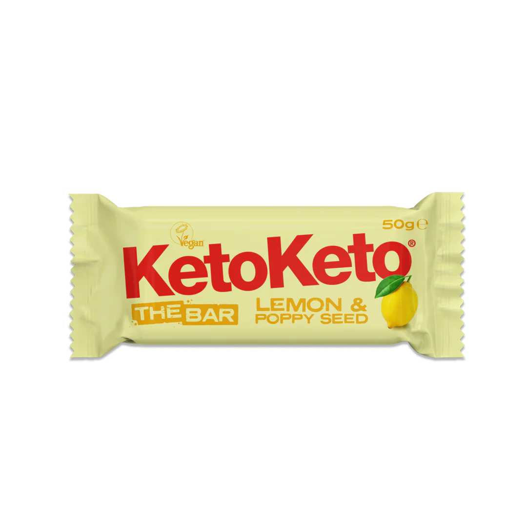 Keto Keto Lemon and Poppy Seed Keto Bar 50g