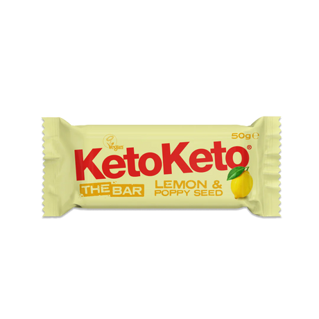 Keto Keto Lemon and Poppy Seed Keto Bar 50g