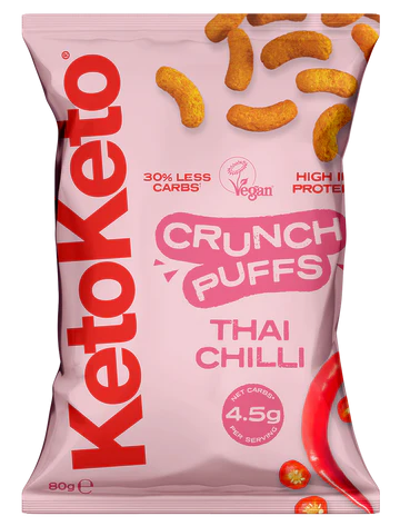 Keto Keto Thai Sweet Chilli Puffs 80g