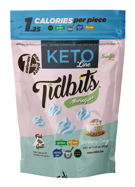 Keto Tidbits Fun Bites: Birthday cake