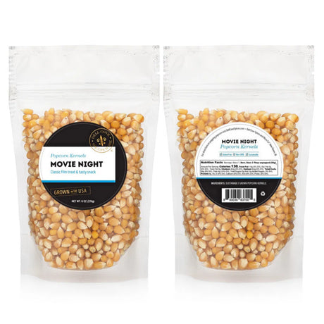 Movie Night Popcorn Kernels - Movie Theater Popcorn: 8 Oz. Bag