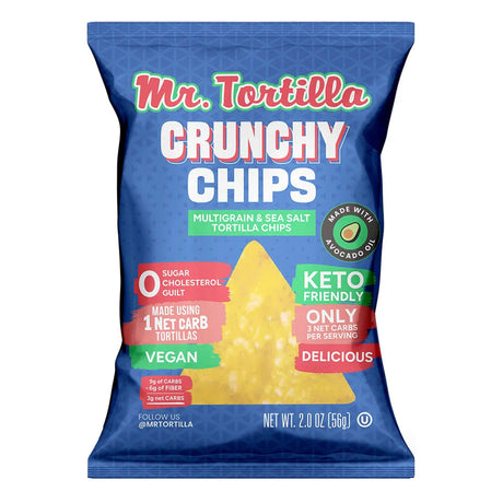 Mr. Tortilla's Crunchy Chips - Multigrain - 56g