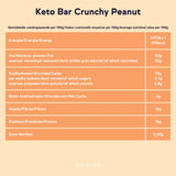 OKONO Gluten Free Crunchy Peanut Keto Bar 40g