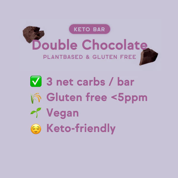 OKONO Gluten Free Double Chocolate Keto Bar 40g