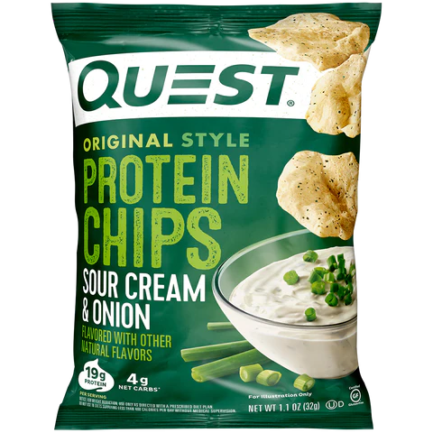 Quest Sour Cream & Onion Protein Chips 32g