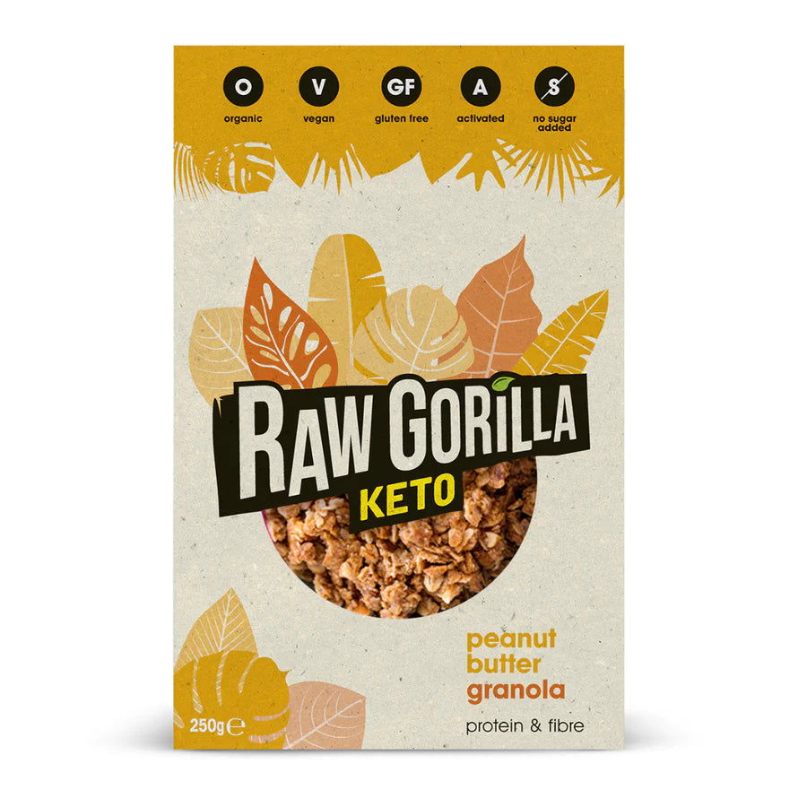 Raw Gorilla Peanut Butter Keto Granola 250g
