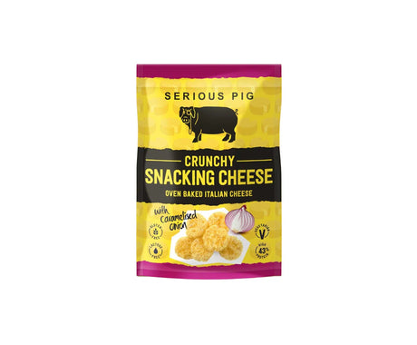 Serious Pig Crunchy Snacking Cheese with Caramelised Onion 24g