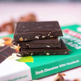 Simply Keto Keto Dark Chocolate Bar with Hazelnuts - 60% Cocoa 125g