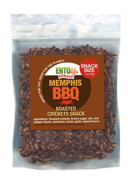 Smoky Memphis BBQ Cricket Snacks: 55 Gram Snack Size