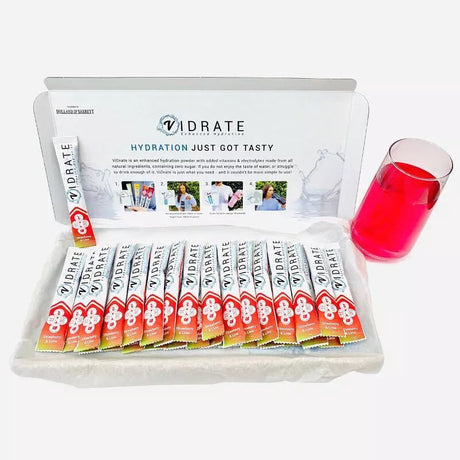 Vidrate Strawberry & Lime Hydration Powder With Electrolytes 1 Sachet