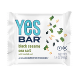 YES Bar® Black Sesame Sea Salt - Gourmet Plant-Based Snack Bar x Individual Bar