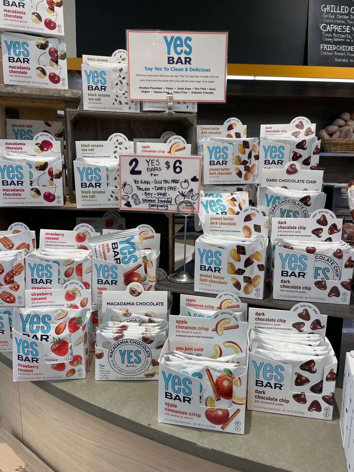 YES Bar® Peanut Butter Dark Chocolate - Gourmet Plant-Based Snack Bar - Individual Bar