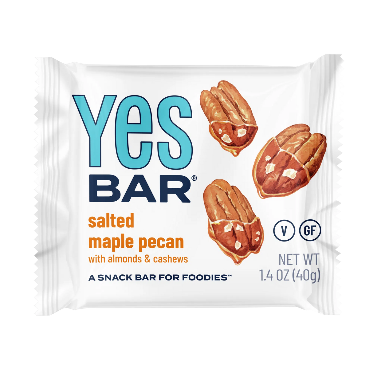 YES Bar® Salted Maple Pecan - Gourmet Plant-Based Snack Bar