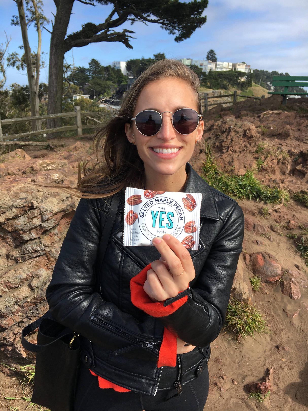 YES Bar® Salted Maple Pecan - Gourmet Plant-Based Snack Bar - Individual Bar