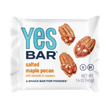 YES Bar® Salted Maple Pecan - Gourmet Plant-Based Snack Bar - Individual Bar