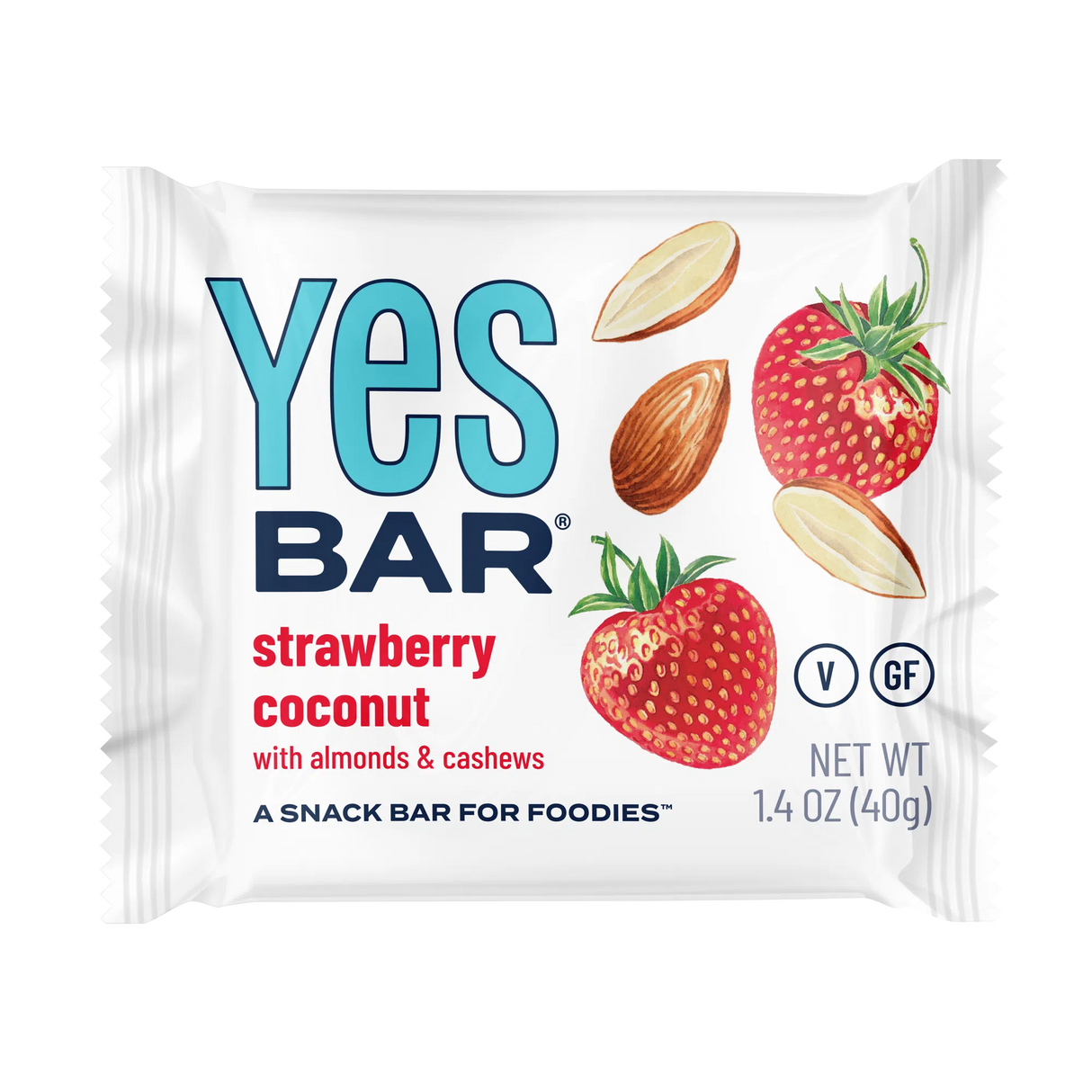 YES Bar® Strawberry Coconut - Gourmet Plant-Based Snack Bar