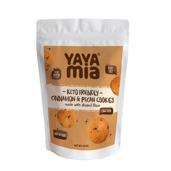 Yayamia Gluten Free Cinnamon & Pecan Cookies 90g
