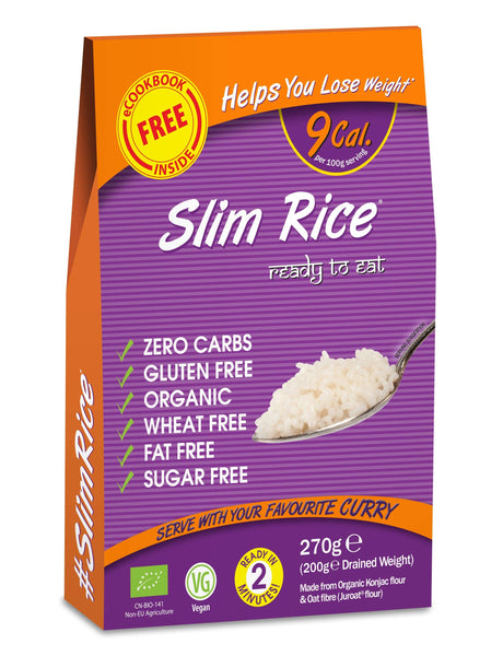 Zero Carb Keto Konjac Rice: Pack of 5 / Slim Rice 270g